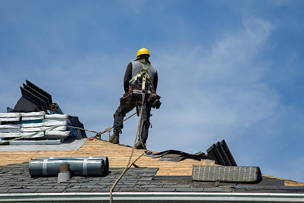 Professional Gutter Installation technician working in San Gabriel, CA